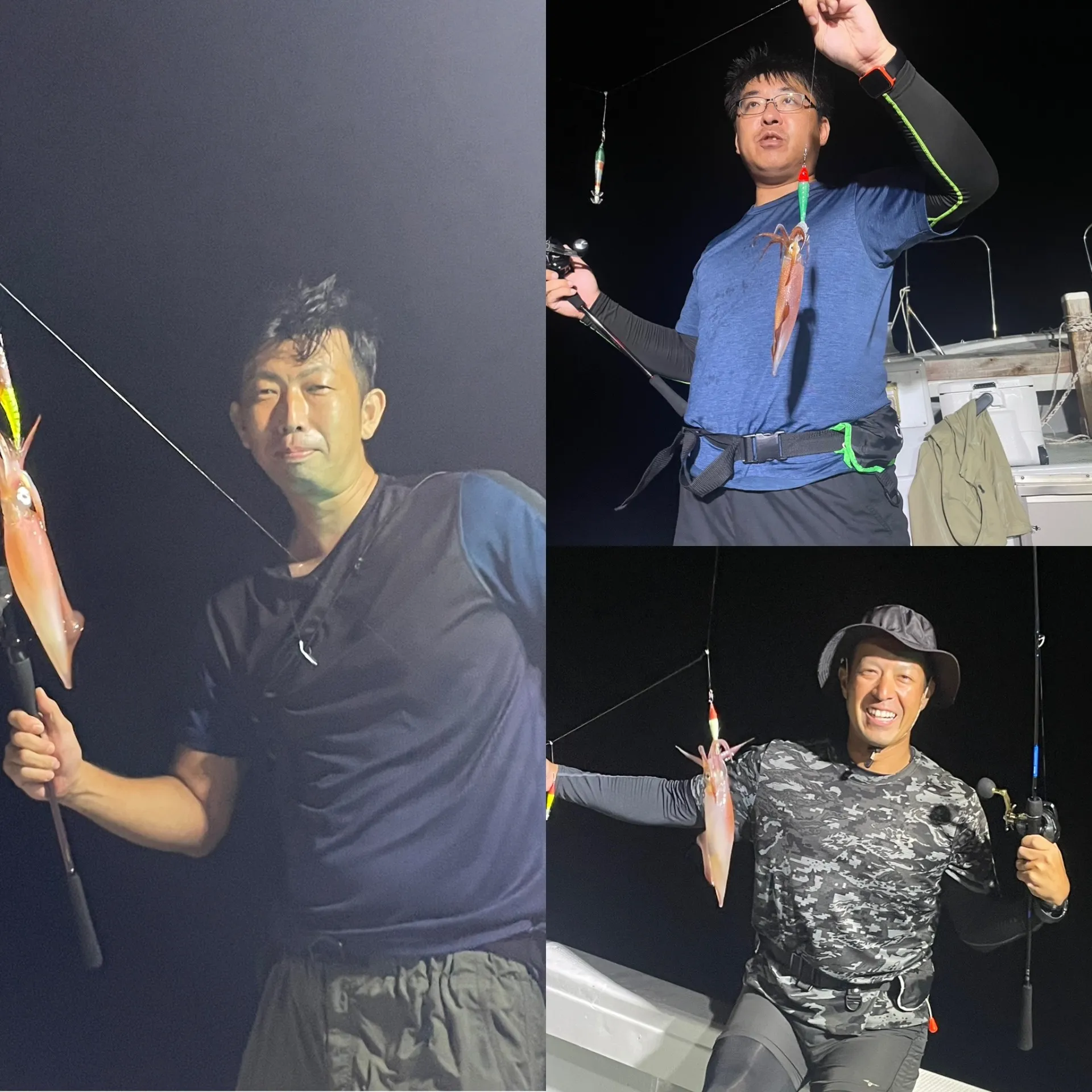 8月１８日夜焚き　イカ釣り　｜大分　遊漁船　　紗紀丸